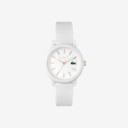 Women's Lacoste.12.12 White Silicone Strap Watch