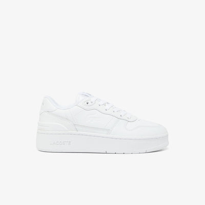 Women's T-Clip Platform Leather Sneakers