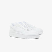 Women's T-Clip Platform Leather Sneakers