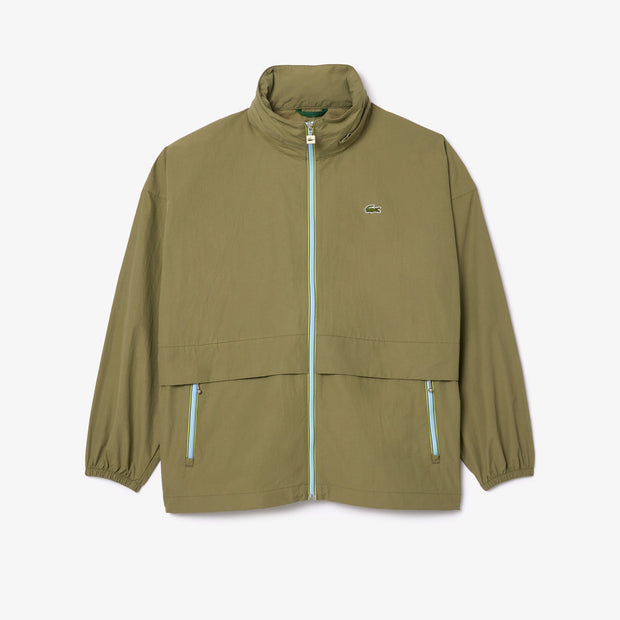 Water-Repellent Removable Hood Windbreaker