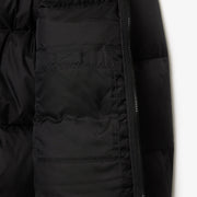 Short Water-Repellent Hooded Puffed Jacket