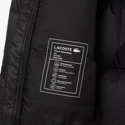 Short Water-Repellent Hooded Puffed Jacket