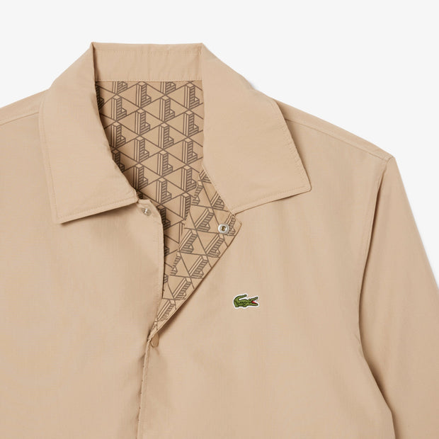 Reversible Bi Material Monogram Jacket