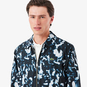 Print Motif Water-Repellent Windbreaker