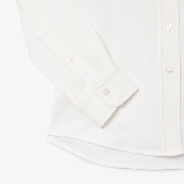 Cotton Piqué Shirt with Pocket
