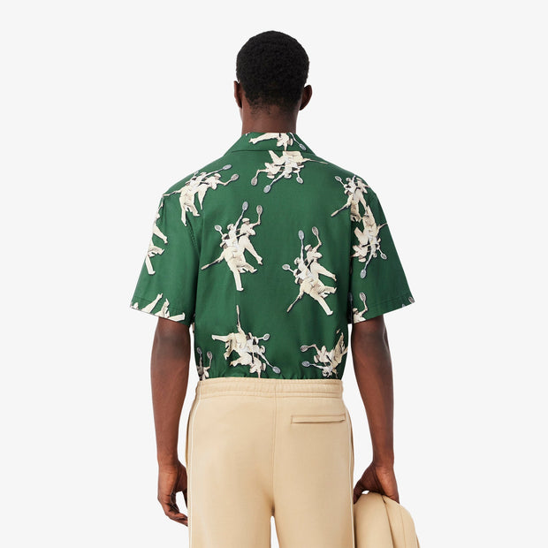 Relaxed Fit René Lacoste Print Shirt