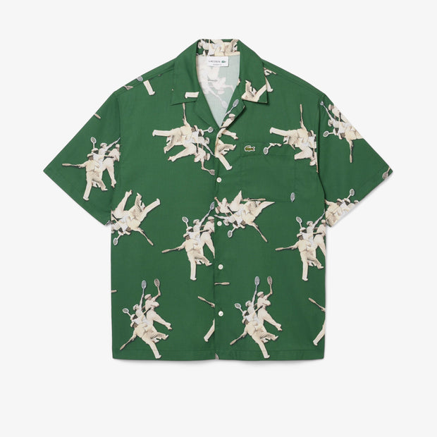 Relaxed Fit René Lacoste Print Shirt