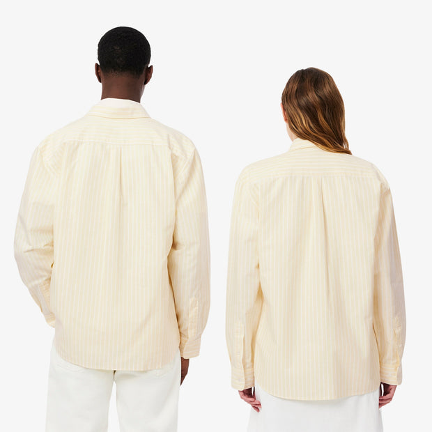 Relaxed Fit Striped Oxford Shirt