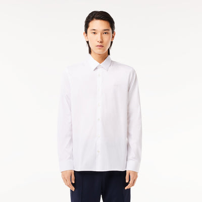 Slim Fit Stretch Poplin Shirt