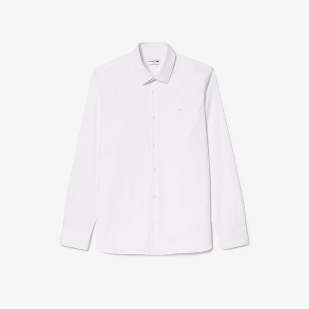 Slim Fit Stretch Poplin Shirt