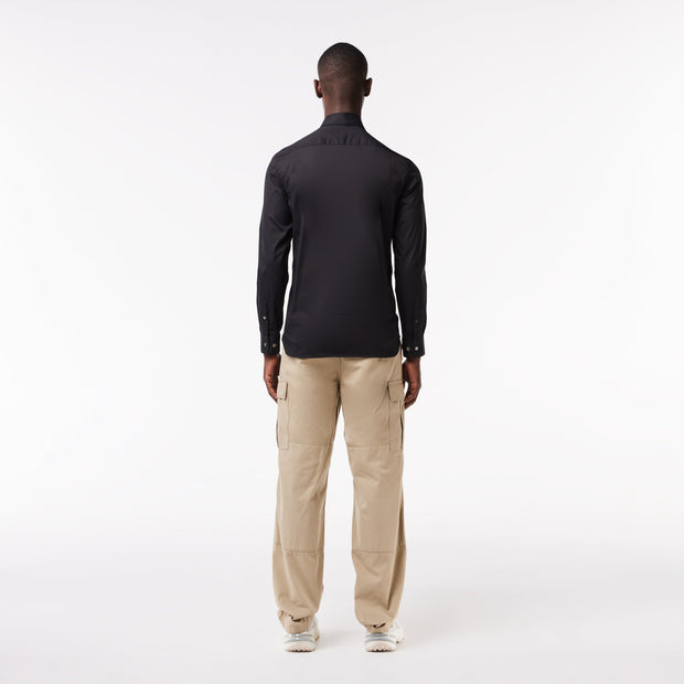 Slim Fit Stretch Poplin Shirt