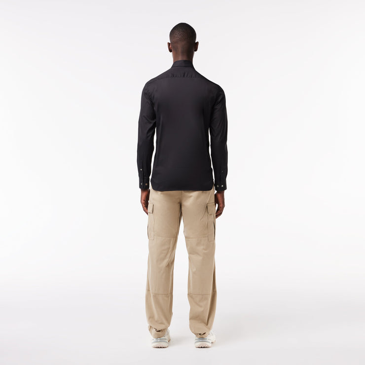 Slim Fit Stretch Poplin Shirt