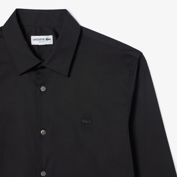 Slim Fit Stretch Poplin Shirt