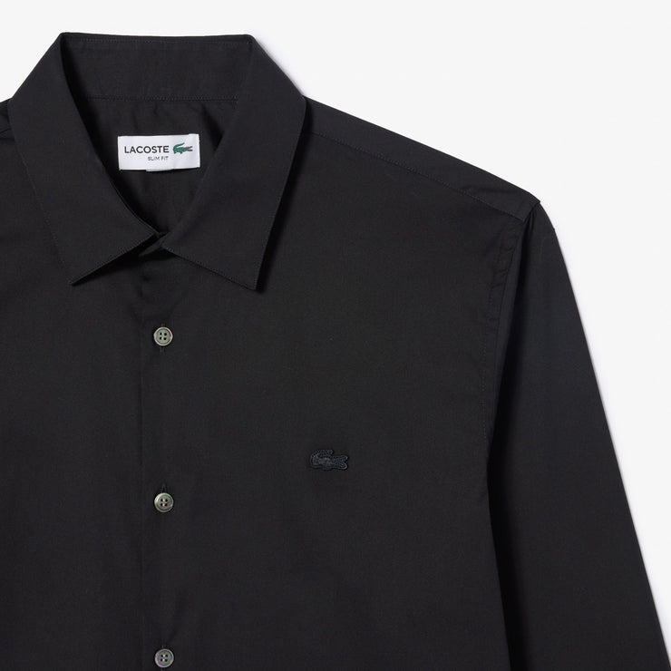 Slim Fit Stretch Poplin Shirt