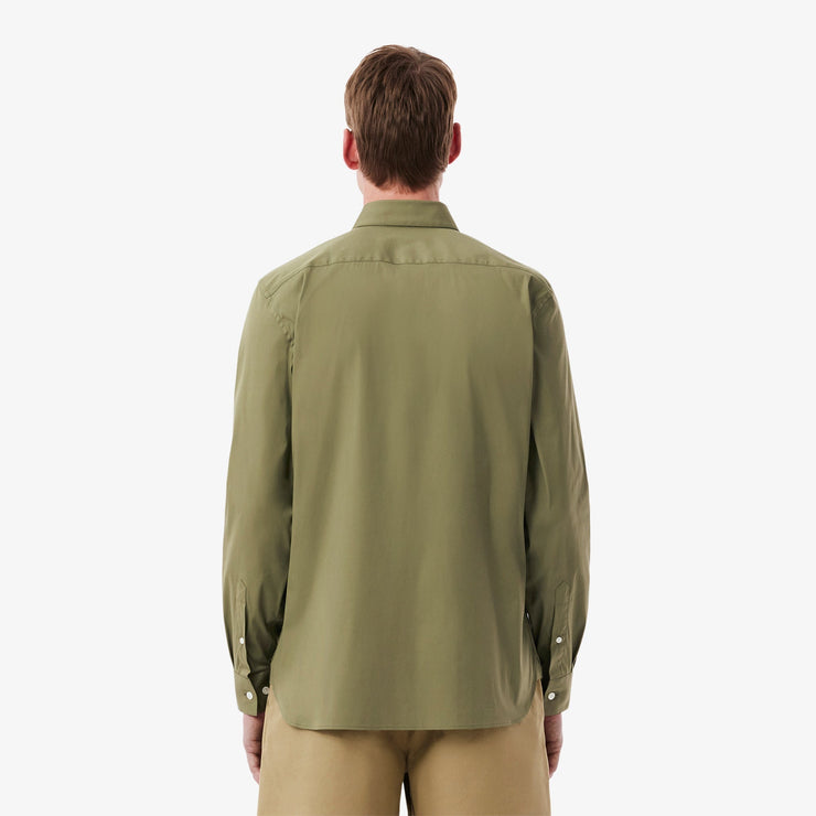 Slim Fit Stretch Poplin Shirt