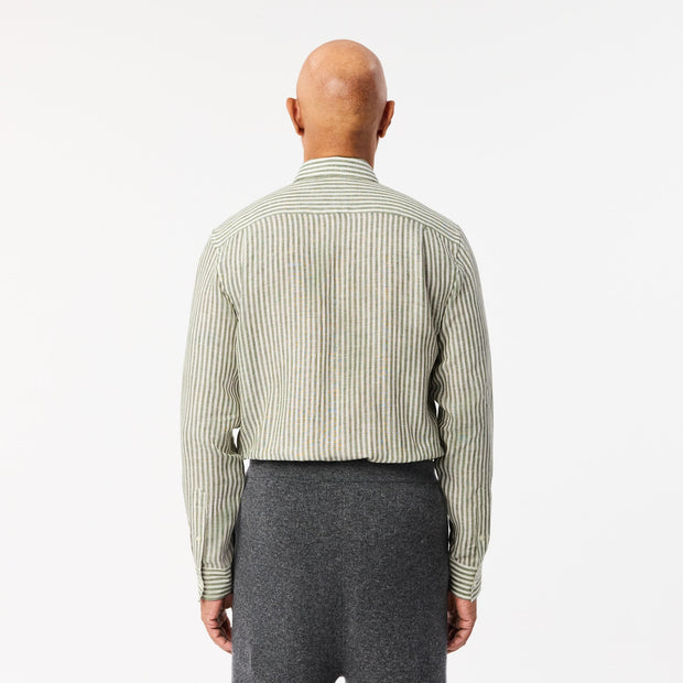 Regular Fit Striped Linen Shirt