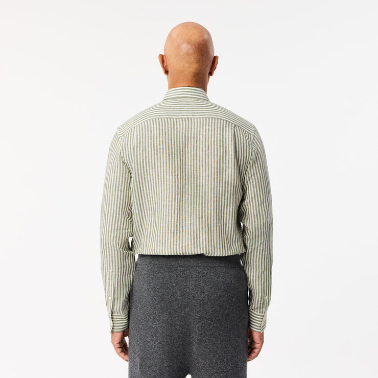 Regular Fit Striped Linen Shirt
