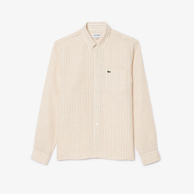 Regular Fit Striped Linen Shirt