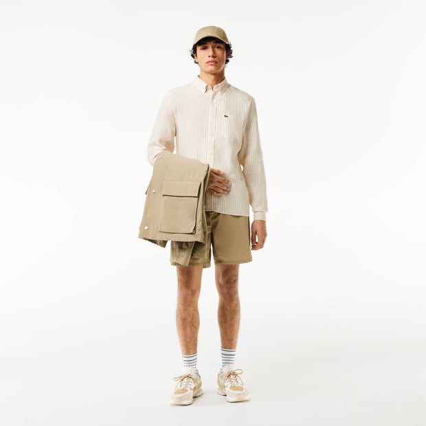 Regular Fit Striped Linen Shirt