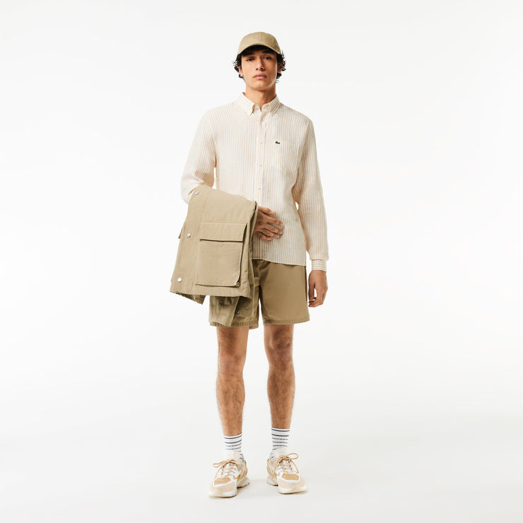 Regular Fit Striped Linen Shirt