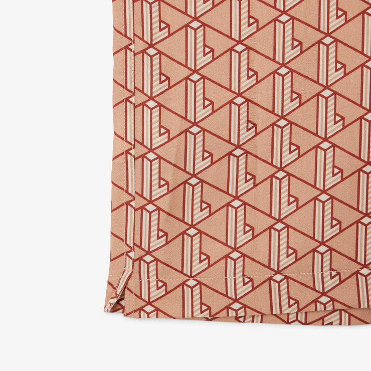 Straight Cut Monogram Shirt