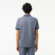 Classic Fit Monogram Jacquard Polo Shirt