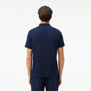 Ultra-Dry Monogram Stripe Tennis Polo Shirt