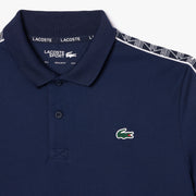 Ultra-Dry Monogram Stripe Tennis Polo Shirt