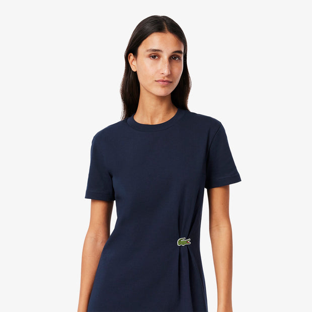 Draped T-shirt Dress