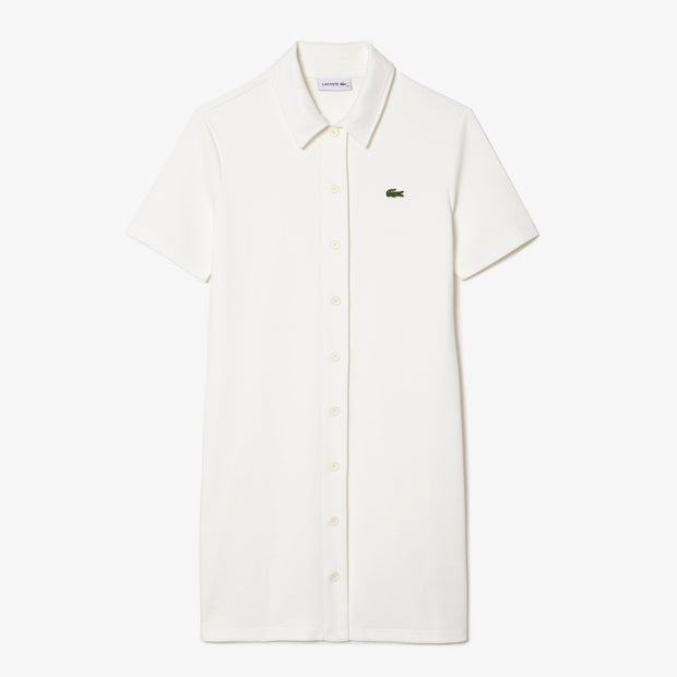 Women’s Lacoste Organic Cotton Buttoned Polo Dress
