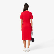 Trim Accent Jersey T-shirt Dress