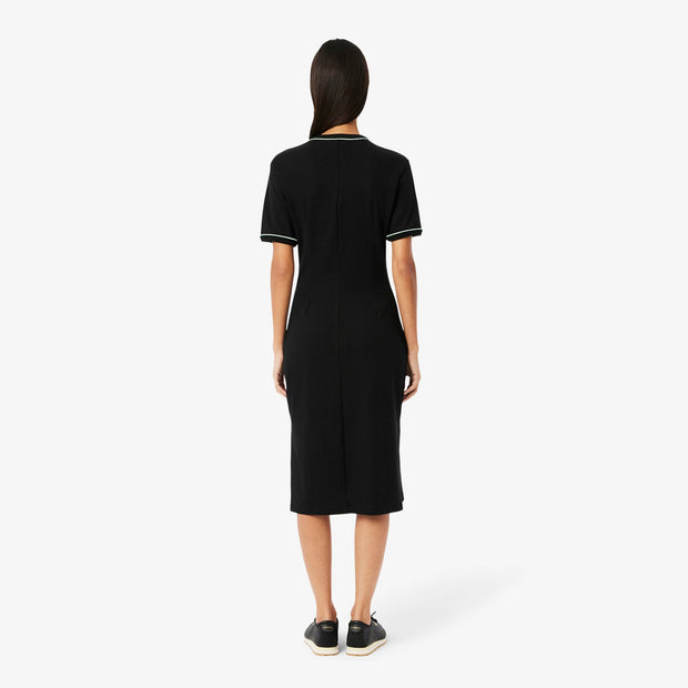 Trim Accent Jersey T-shirt Dress