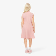 Sleeveless Stretch Piqué Polo Dress