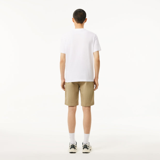 Slim Fit Stretch Cotton Chino Shorts
