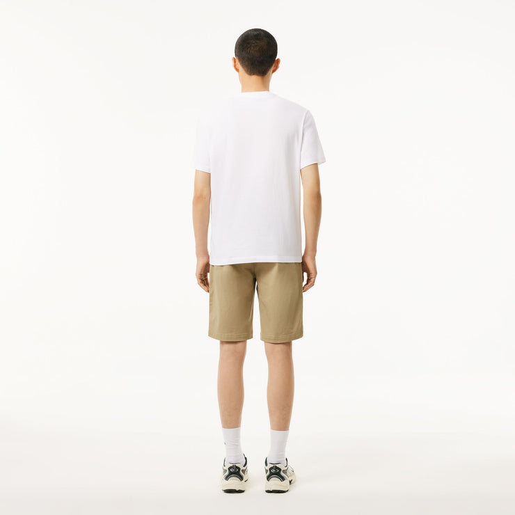 Slim Fit Stretch Cotton Chino Shorts
