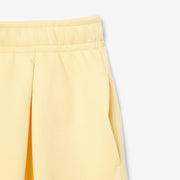 Pleated Fleece Shorts