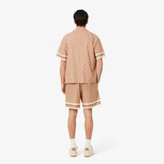 Lightweight Monogram Print Shorts