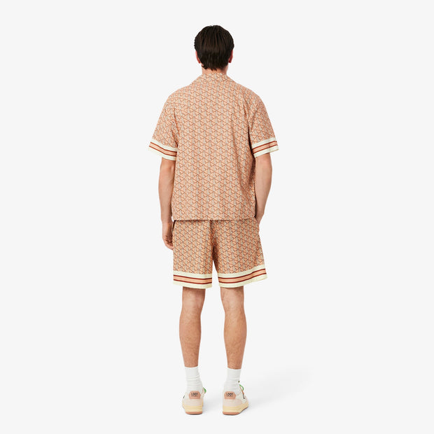 Lightweight Monogram Print Shorts