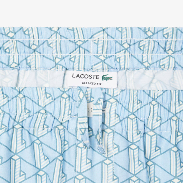 Lightweight Monogram Print Shorts