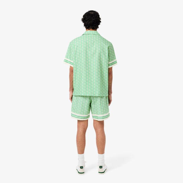 Lightweight Monogram Print Shorts