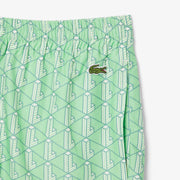 Lightweight Monogram Print Shorts