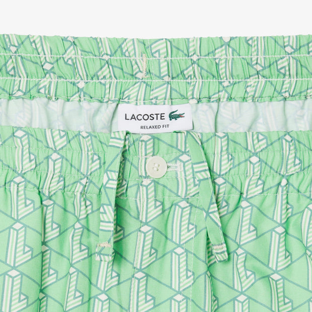 Lightweight Monogram Print Shorts