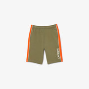 Contrast Stripe and Branding Shorts