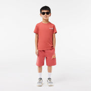 Lacoste Print Unbrushed Fleece Shorts