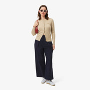 Wide Fit Stretch Gabardine Chino Pants