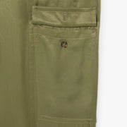 Oversized Satin Cargo Pants