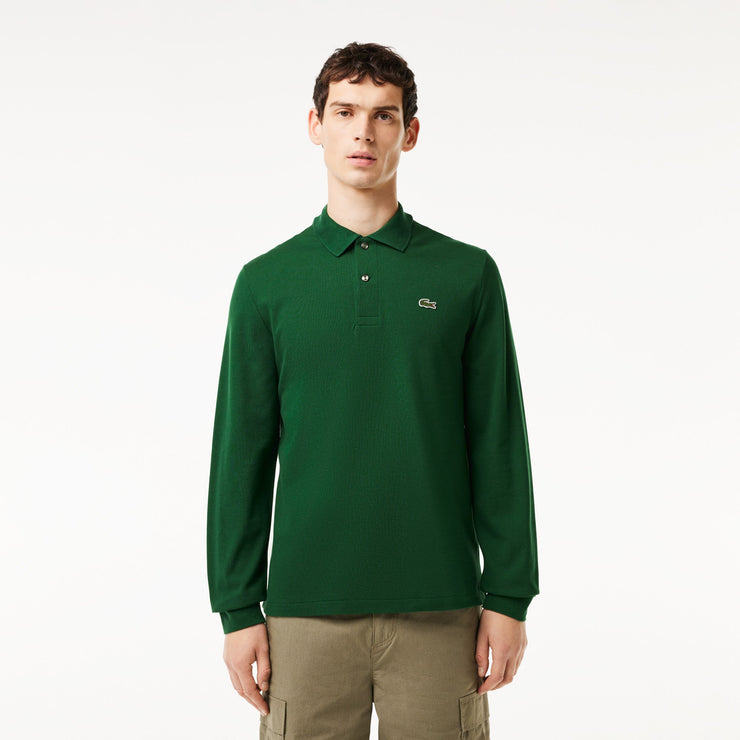 Classic Fit Long Sleeved L.12.12 Polo Shirt