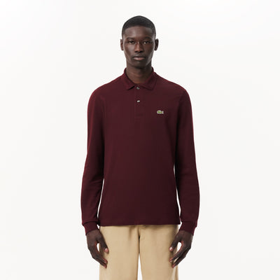 Classic Fit Long Sleeved L.12.12 Polo Shirt