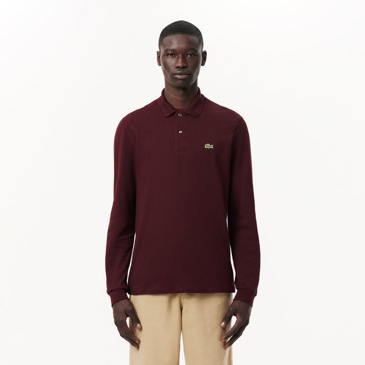 Classic Fit Long Sleeved L.12.12 Polo Shirt