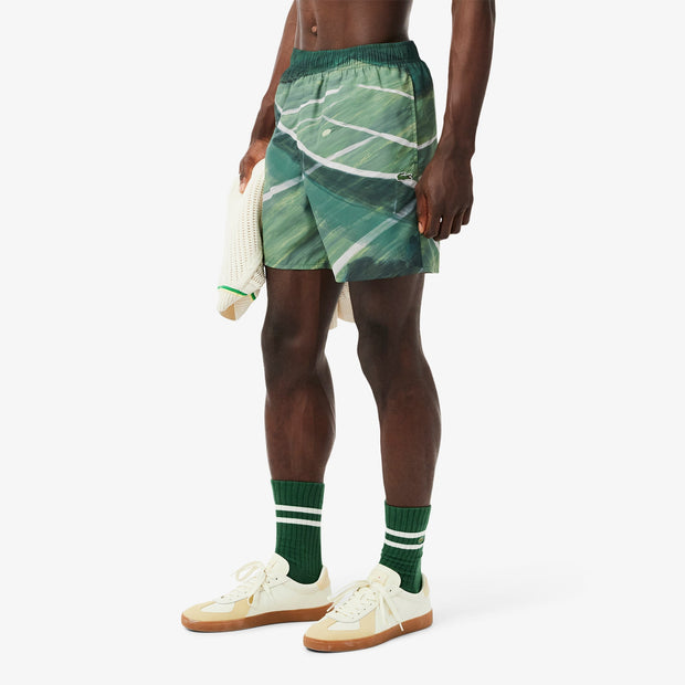 Mid Length Quick-Dry Swim Trunks